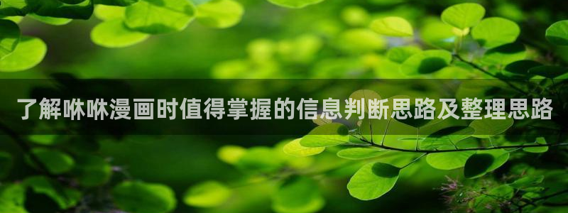 羞羞漫画漫画检索：了解咻咻漫画时值得掌握的信息判断思路及整理思路
